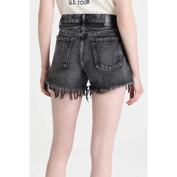 MOUSSY VINTAGE Perrysburg Denim Shorts Light Black Size 23 - Picture 2 of 12